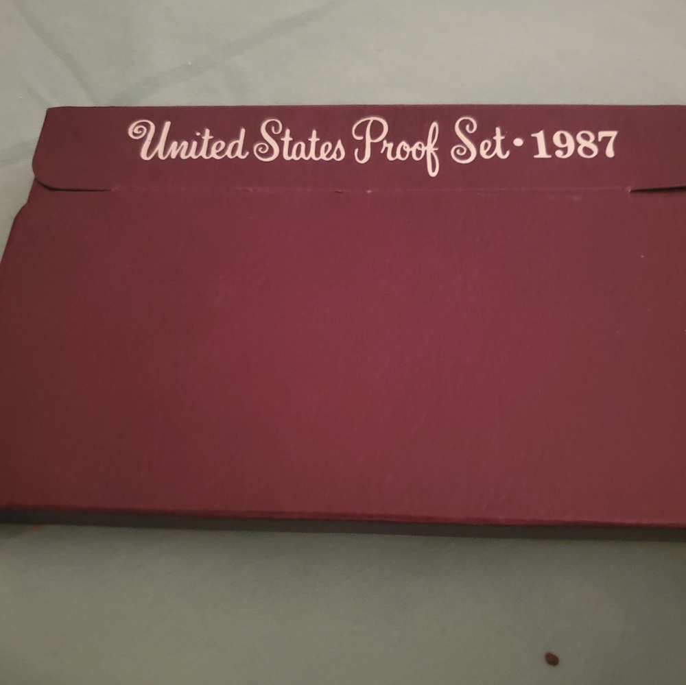 COPY - 1987 proof set coins